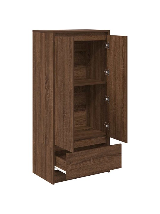 KAPP SAHTLIGA, PRUUN TAMM 55,5X34X119,5 CM, TEHISPUIT