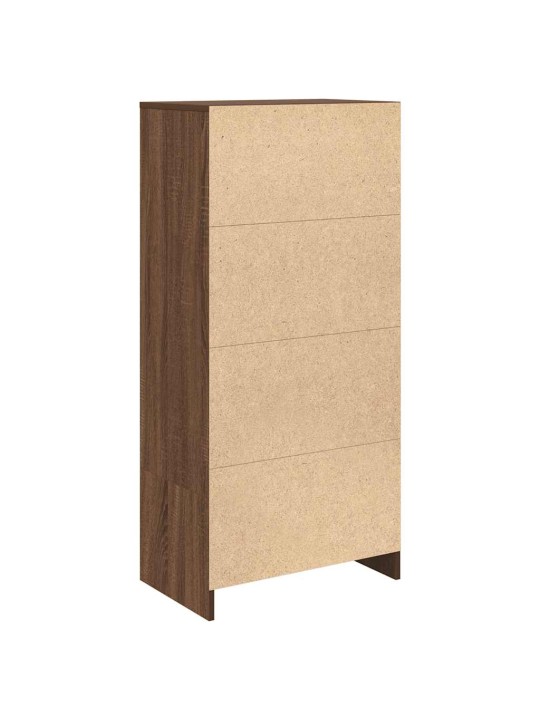 KAPP SAHTLIGA, PRUUN TAMM 55,5X34X119,5 CM, TEHISPUIT