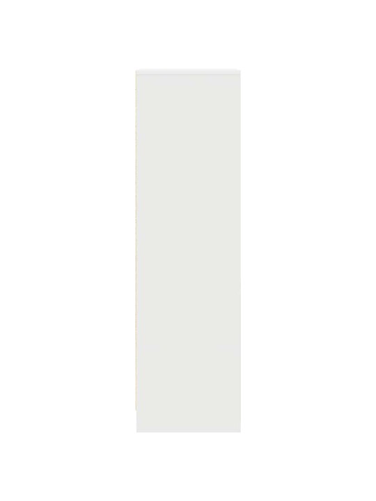 KÕRGE KAPP, VALGE, 29,5X34X119,5 CM TEHISPUIT