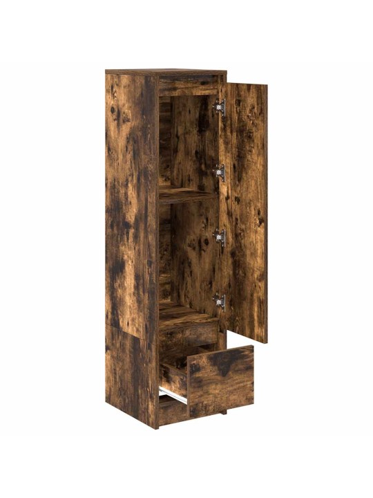 KÕRGE KAPP, SUITSUTATUD TAMM, 29,5X34X119,5 CM TEHISPUIT