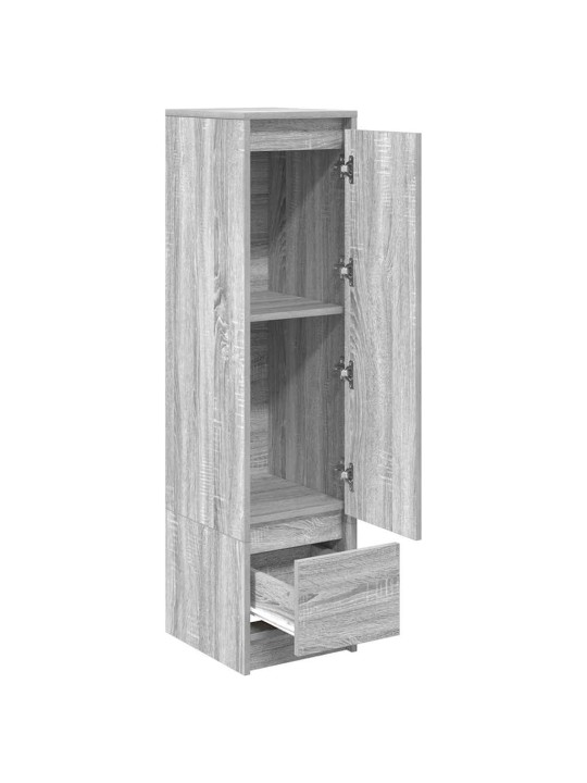 KÕRGE KAPP, HALL SONOMA TAMM, 29,5X34X119,5 CM TEHISPUIT