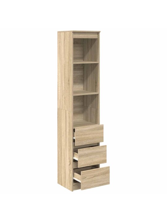 HIGHBOARD SONOMA TAMM 37,5X35X180 CM ENGINEERED WOOD