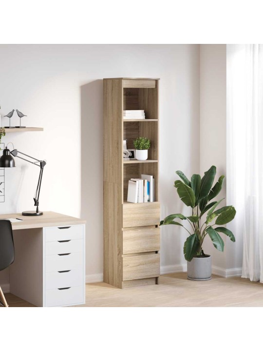 HIGHBOARD SONOMA TAMM 37,5X35X180 CM ENGINEERED WOOD