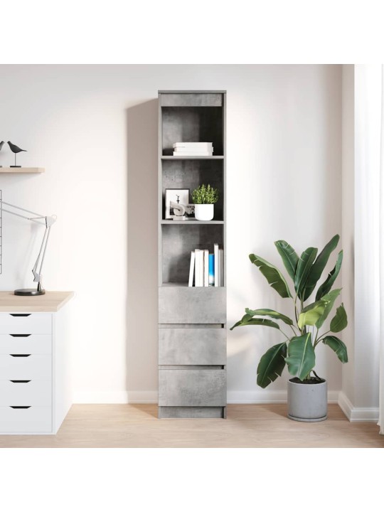 HIGHBOARD BETOONHALL 37,5X35X180 CM ENGINEERED WOOD