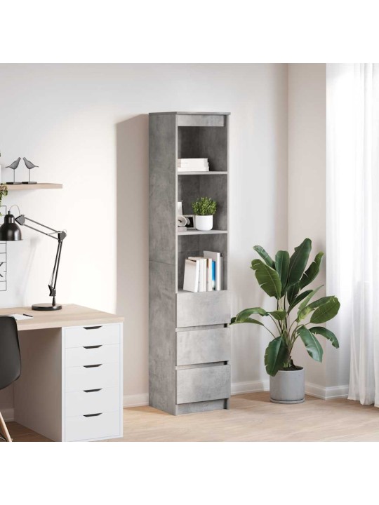 HIGHBOARD BETOONHALL 37,5X35X180 CM ENGINEERED WOOD