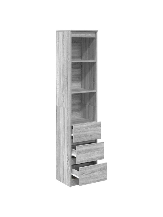 HIGHBOARD HALL SONOMA 37,5X35X180 CM ENGINEERED WOOD