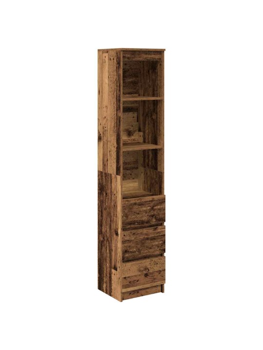 HIGHBOARD OLD WOOD 37,5X35X180 CM ENGINEERED WOOD