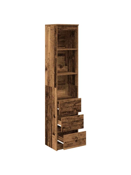 HIGHBOARD OLD WOOD 37,5X35X180 CM ENGINEERED WOOD