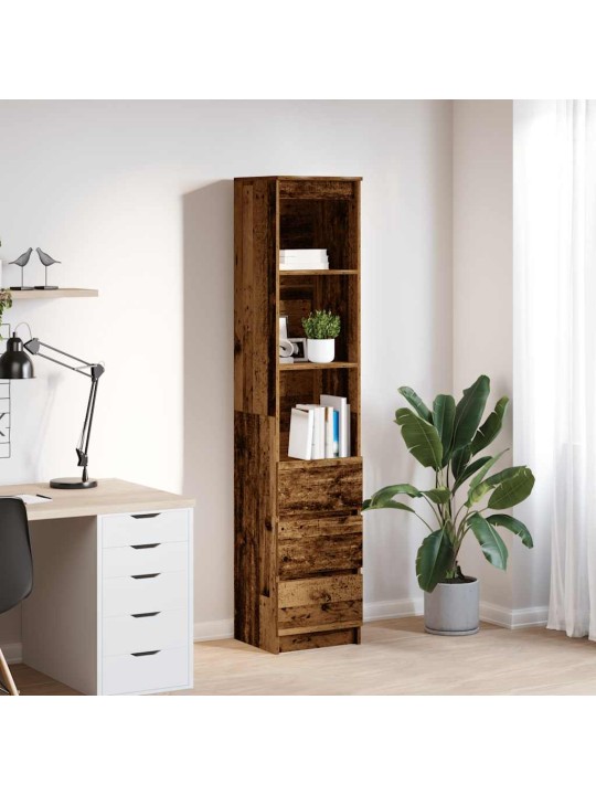 HIGHBOARD OLD WOOD 37,5X35X180 CM ENGINEERED WOOD
