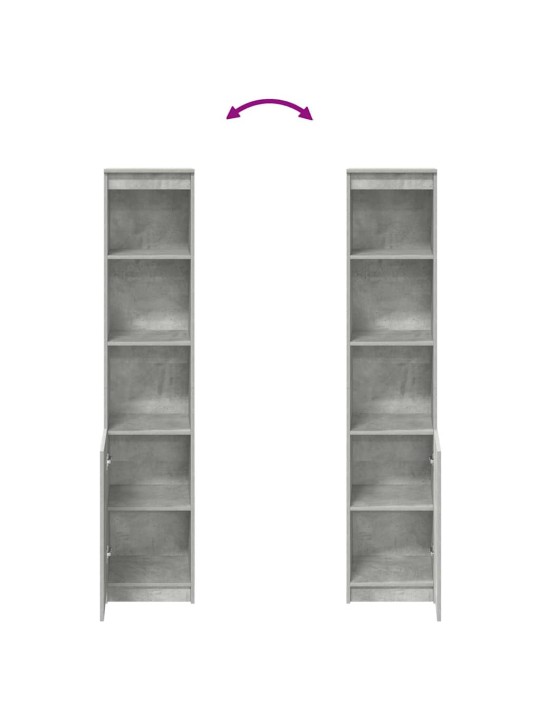 HIGHBOARD BETOONHALL 37,5X35X180 CM ENGINEERED WOOD