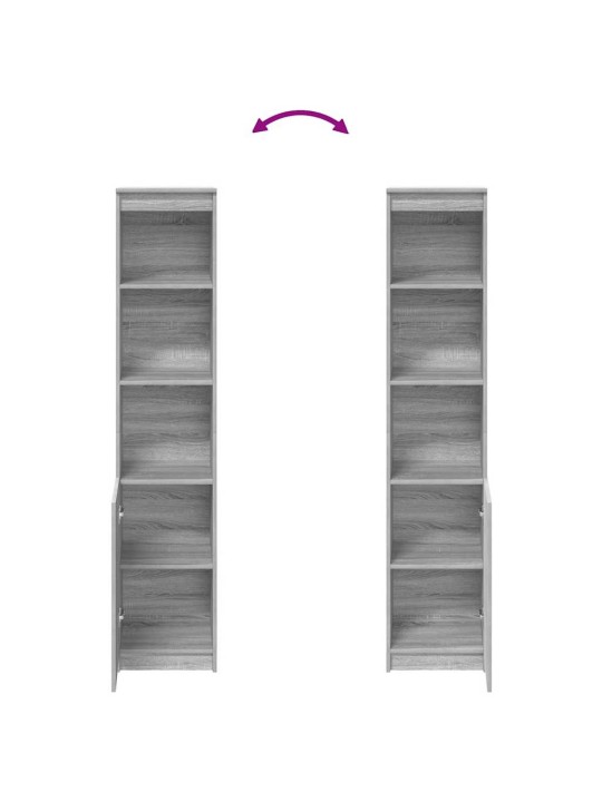 HIGHBOARD HALL SONOMA 37,5X35X180 CM ENGINEERED WOOD