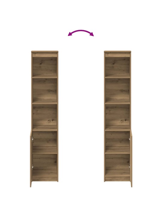 HIGHBOARD ARTISAN OAK 37,5X35X180 CM ENGINEERED WOOD