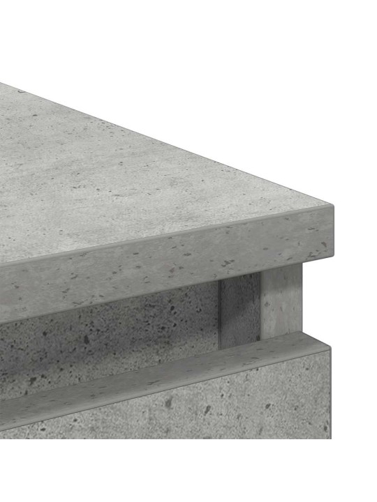 PUHVETKAPP, BETOONHALL, 80X35X76 CM, TEHISPUIT