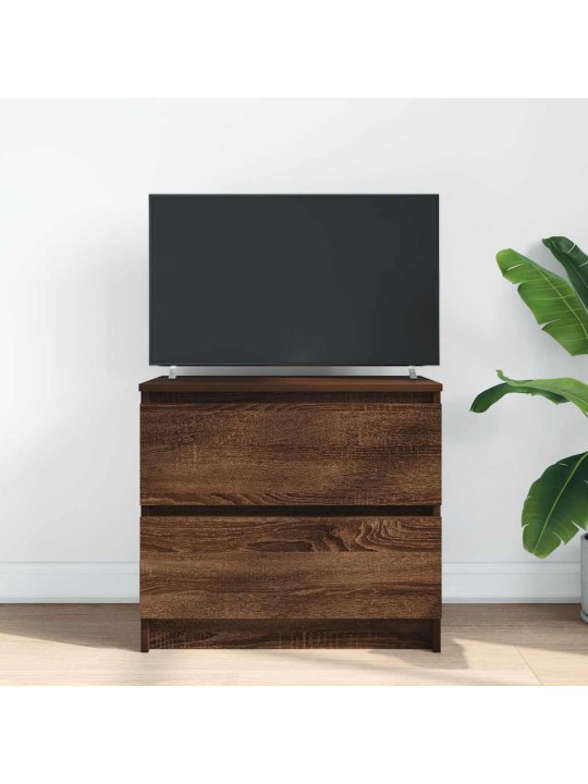 TELERIKAPP PRUUN TAMM 60X35X54 CM ENGINEERED WOOD