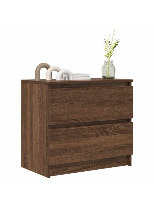 TELERIKAPP PRUUN TAMM 60X35X54 CM ENGINEERED WOOD