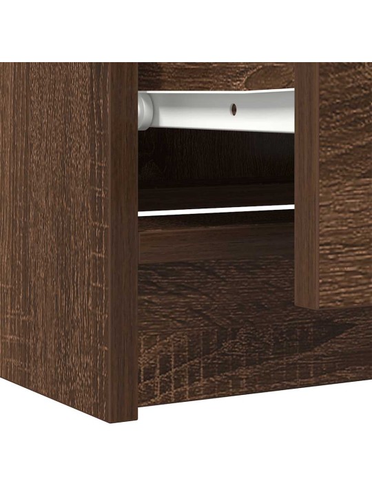 TELERIKAPP PRUUN TAMM 60X35X54 CM ENGINEERED WOOD