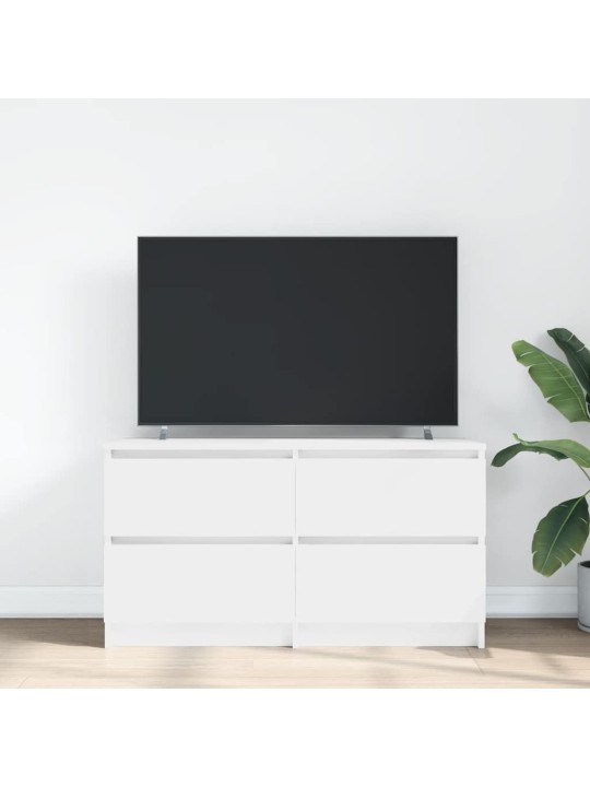 TELERIKAPP VALGE 100X35X54 CM ENGINEERED WOOD