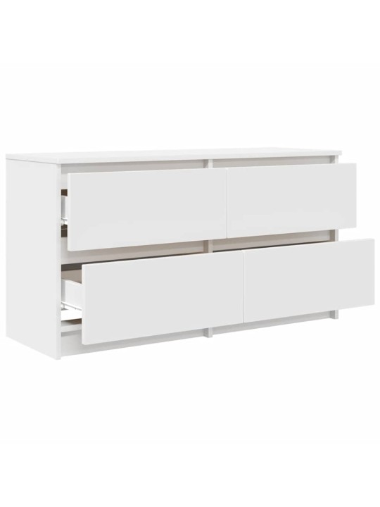 TELERIKAPP VALGE 100X35X54 CM ENGINEERED WOOD