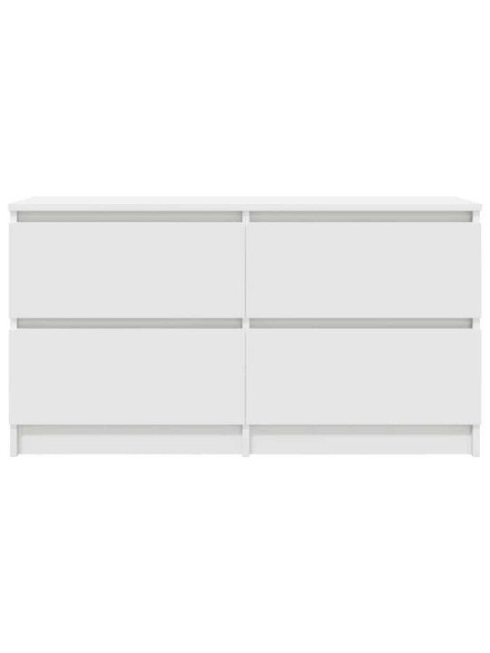 TELERIKAPP VALGE 100X35X54 CM ENGINEERED WOOD
