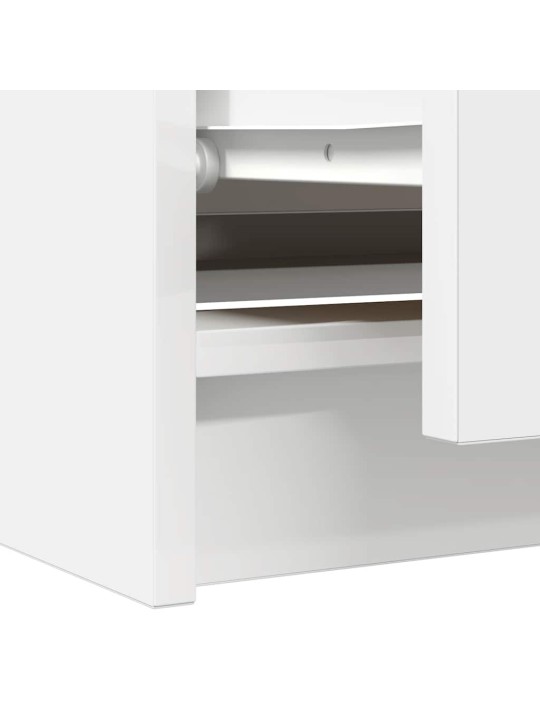 TELERIKAPP VALGE 100X35X54 CM ENGINEERED WOOD