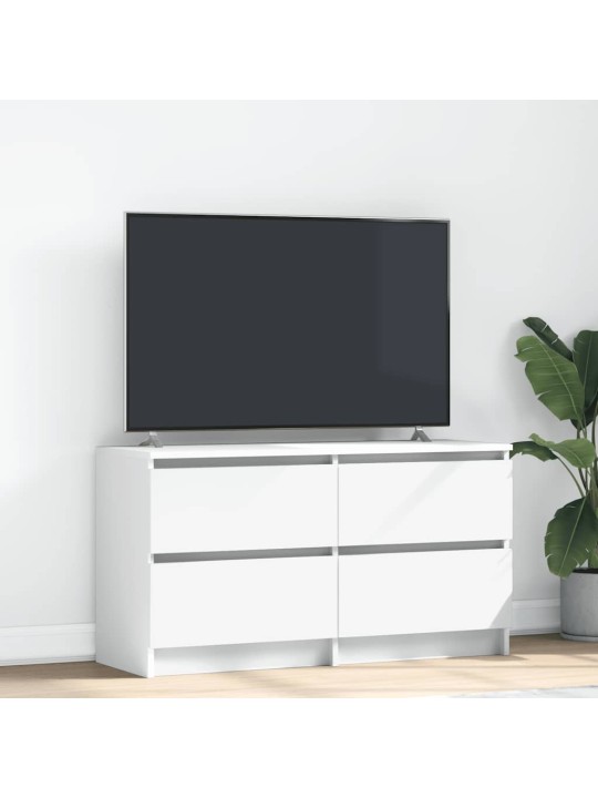 TELERIKAPP VALGE 100X35X54 CM ENGINEERED WOOD