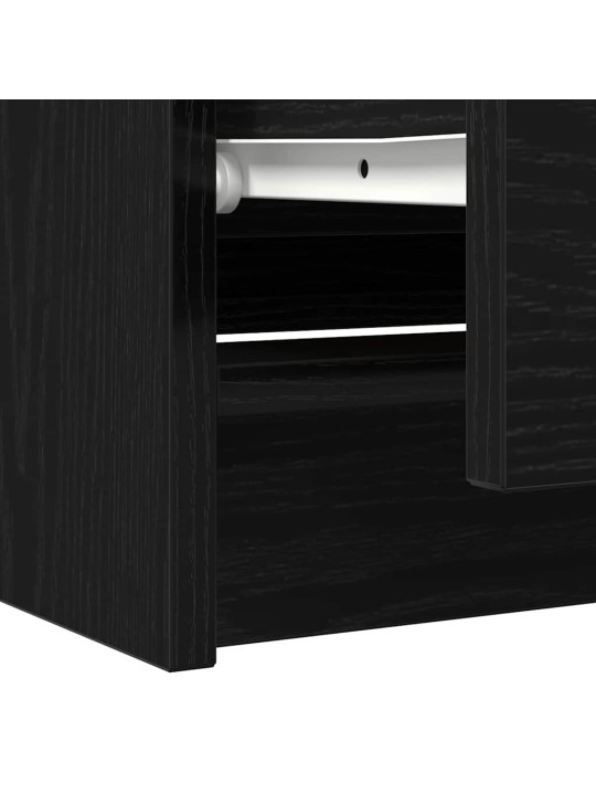 TELERIKAPP MUST 100X35X54 CM ENGINEERED WOOD