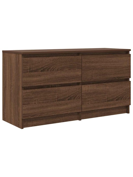 TELERIKAPP PRUUN TAMM 100X35X54 CM ENGINEERED WOOD