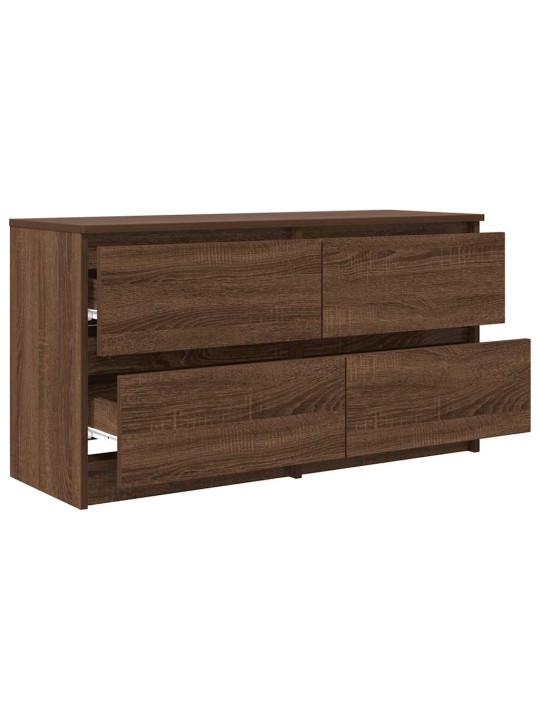 TELERIKAPP PRUUN TAMM 100X35X54 CM ENGINEERED WOOD