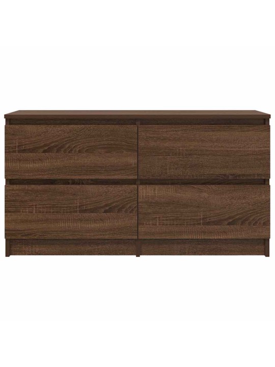 TELERIKAPP PRUUN TAMM 100X35X54 CM ENGINEERED WOOD