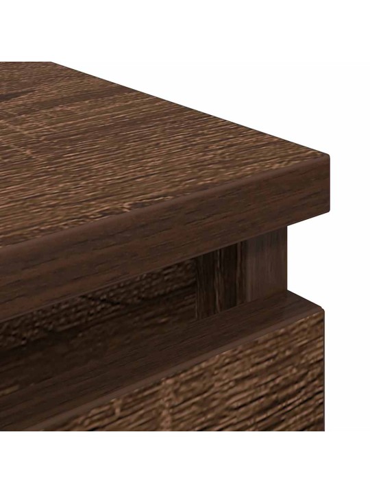 TELERIKAPP PRUUN TAMM 100X35X54 CM ENGINEERED WOOD