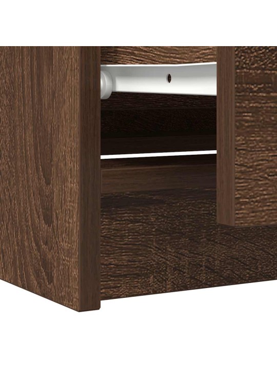 TELERIKAPP PRUUN TAMM 100X35X54 CM ENGINEERED WOOD