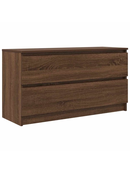 TELERIKAPP PRUUN TAMM 100X35X54 CM ENGINEERED WOOD