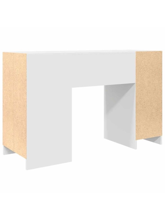 KIRJUTUSLAUD, VALGE, 120X42X76 CM, TEHISPUIT
