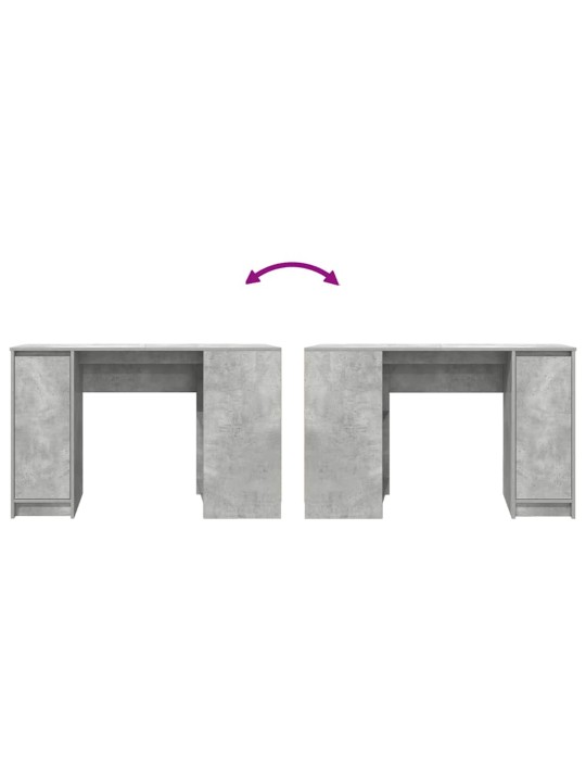 KIRJUTUSLAUD, BETOONHALL, 120X42X76 CM, TEHISPUIT