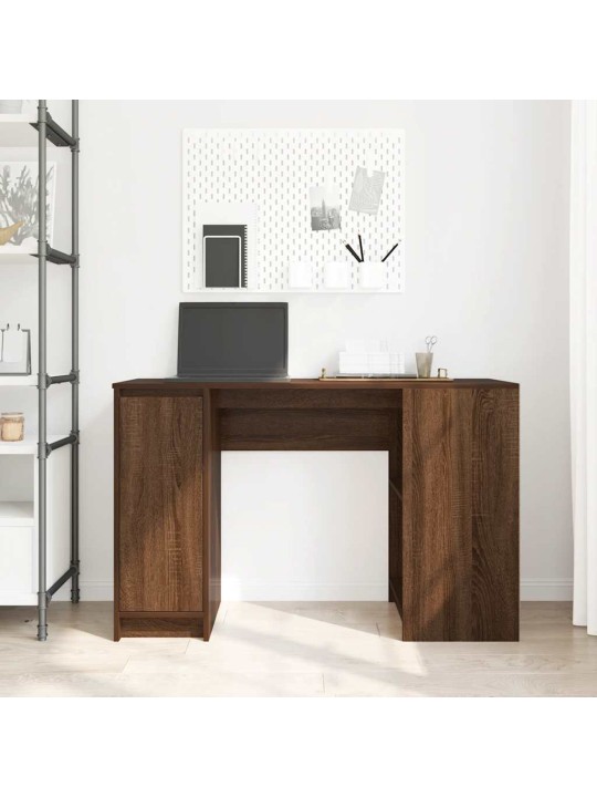 KIRJUTUSLAUD, PRUUN TAMM, 120X42X76 CM, TEHISPUIT
