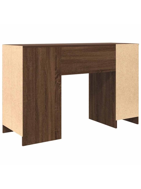 KIRJUTUSLAUD, PRUUN TAMM, 120X42X76 CM, TEHISPUIT