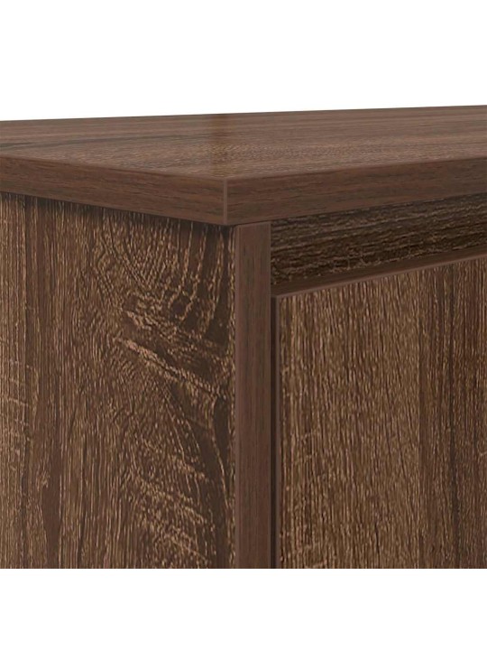 KIRJUTUSLAUD, PRUUN TAMM, 120X42X76 CM, TEHISPUIT