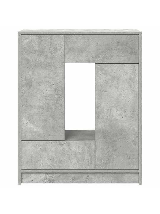PUHVETKAPP SAHTLITEGA JA USTEGA, BETOONHALL, 73X31X90 CM