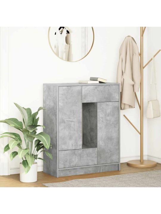 PUHVETKAPP SAHTLITEGA JA USTEGA, BETOONHALL, 73X31X90 CM