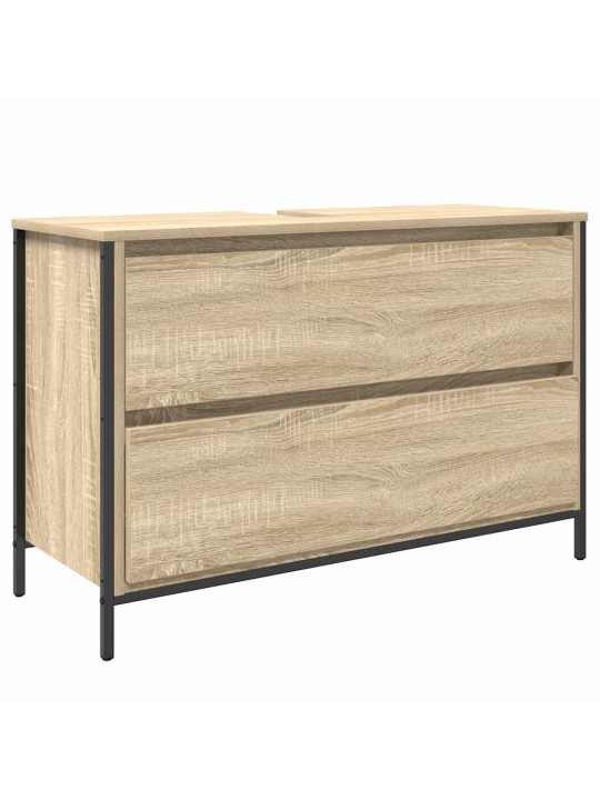 VANNITOA VALAMUKAPP SAHTLITEGA SONOMA TAMM 90X34,5X60 CM