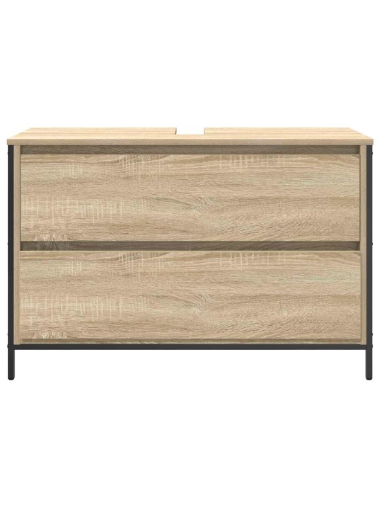 VANNITOA VALAMUKAPP SAHTLITEGA SONOMA TAMM 90X34,5X60 CM