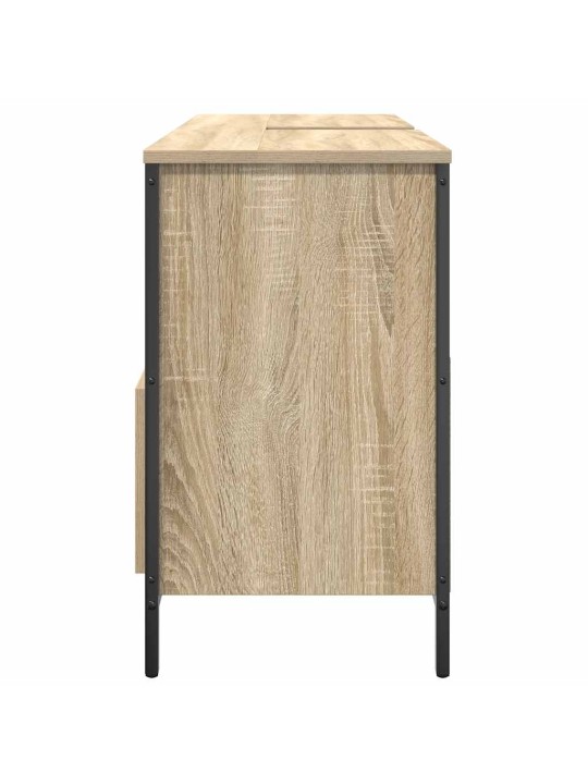 VANNITOA VALAMUKAPP SAHTLITEGA SONOMA TAMM 90X34,5X60 CM