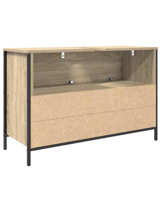 VANNITOA VALAMUKAPP SAHTLITEGA SONOMA TAMM 90X34,5X60 CM
