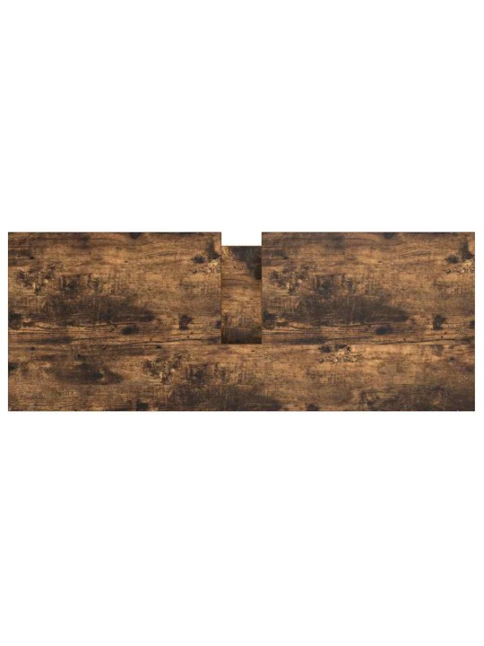 VANNITOA VALAMUKAPP SAHTLITEGA SUITSUTATUD TAMM 90X34,5X60 CM