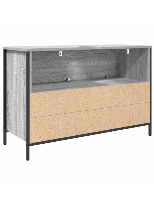 VANNITOA VALAMUKAPP SAHTLITEGA HALL SONOMA 90X34,5X60 CM