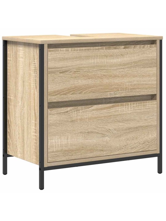 VANNITOA VALAMUKAPP SAHTLITEGA SONOMA TAMM 60X34,5X60 CM