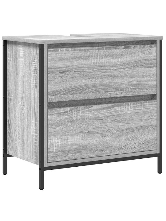 VANNITOA VALAMUKAPP SAHTLITEGA SONOMA TAMM 60X34,5X60 CM
