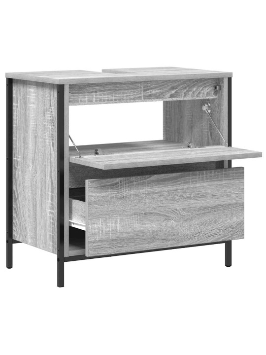 VANNITOA VALAMUKAPP SAHTLITEGA SONOMA TAMM 60X34,5X60 CM