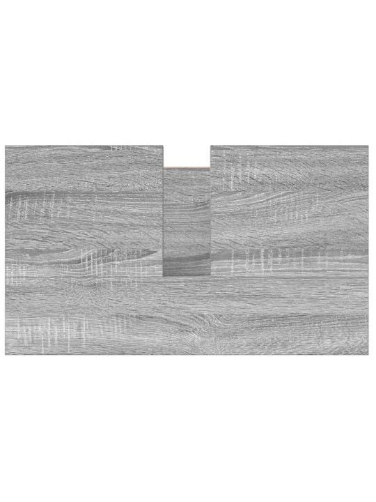 VANNITOA VALAMUKAPP SAHTLITEGA SONOMA TAMM 60X34,5X60 CM
