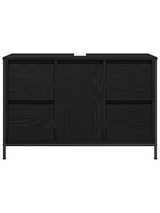 VALAMUKAPP SAHTLITEGA MUST TAMM 90X34,5X60 CM